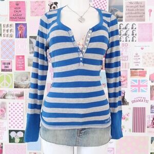 aeropstale henley top size L